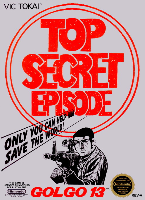 Golgo 13: Dai 1 Shou box art for Famicom
